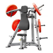 Плечевой жим сидя на свободных весах Steelflex PLSP