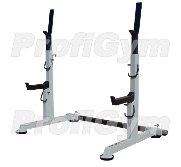Стойка телескопическая со страховочными упорами ProfiGym СК-0120-H Стойка телескопическая со страховочными упорами ProfiGym СК-0120-H