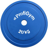 Диск стальной "Powerlifting" с полимерным покрытием, 20 кг ProfiGym ДПЛ-20